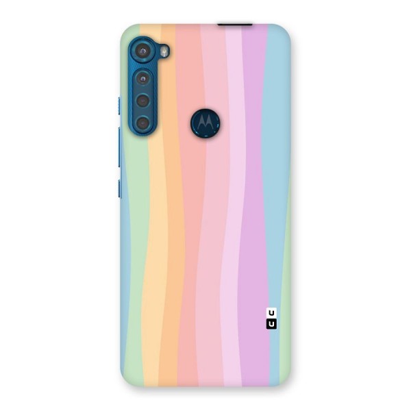 Pastel Curves Back Case for Motorola One Fusion Plus