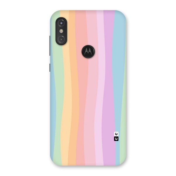 Pastel Curves Back Case for Motorola One Power