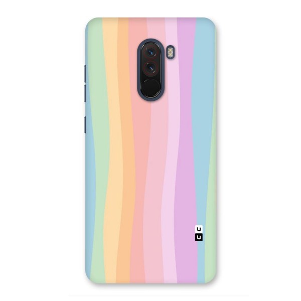 Pastel Curves Glass Back Case for Poco F1