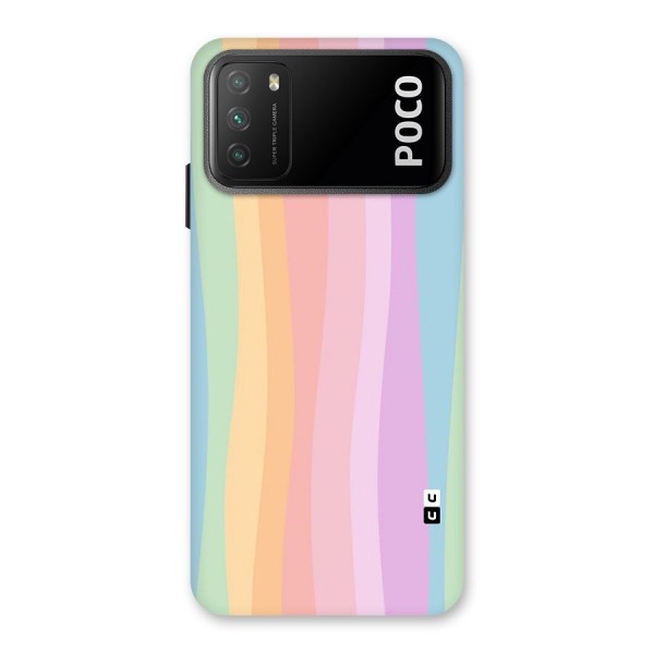 Pastel Curves Back Case for Poco M3