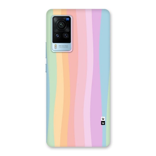 Pastel Curves Glass Back Case for Vivo X60 Pro