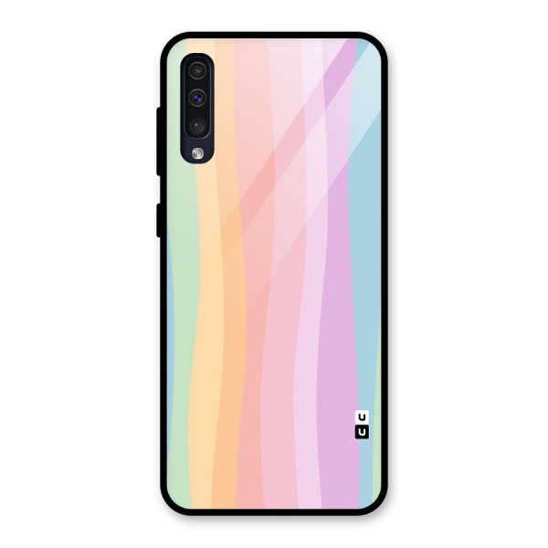 Pastel Curves Glass Back Case for Galaxy A50s