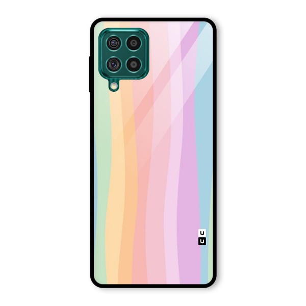 Pastel Curves Glass Back Case for Galaxy F62