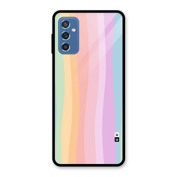 Pastel Curves Glass Back Case for Galaxy M52 5G