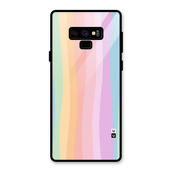 Pastel Curves Glass Back Case for Galaxy Note 9