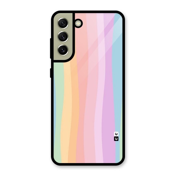 Pastel Curves Glass Back Case for Galaxy S21 FE 5G