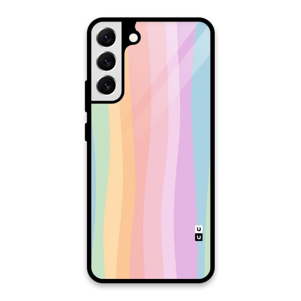 Pastel Curves Glass Back Case for Galaxy S22 Plus 5G