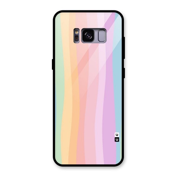 Pastel Curves Glass Back Case for Galaxy S8