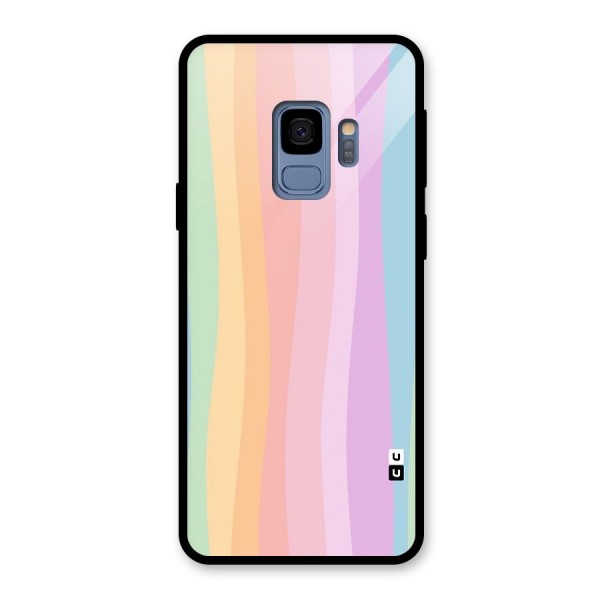 Pastel Curves Glass Back Case for Galaxy S9