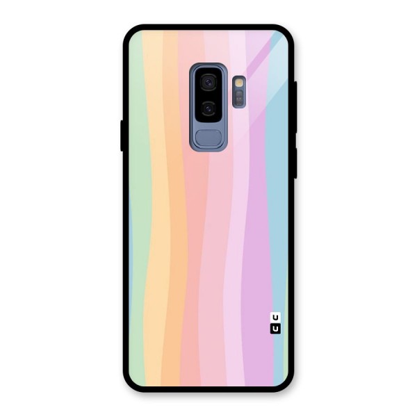 Pastel Curves Glass Back Case for Galaxy S9 Plus