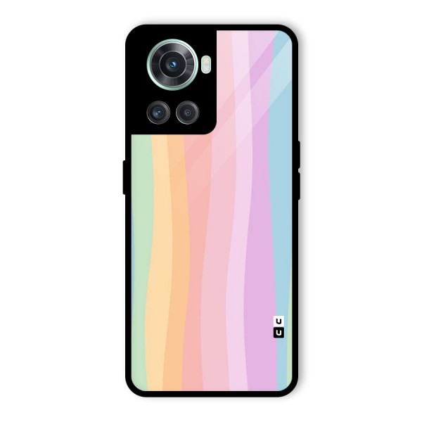 Pastel Curves Glass Back Case for OnePlus 10R