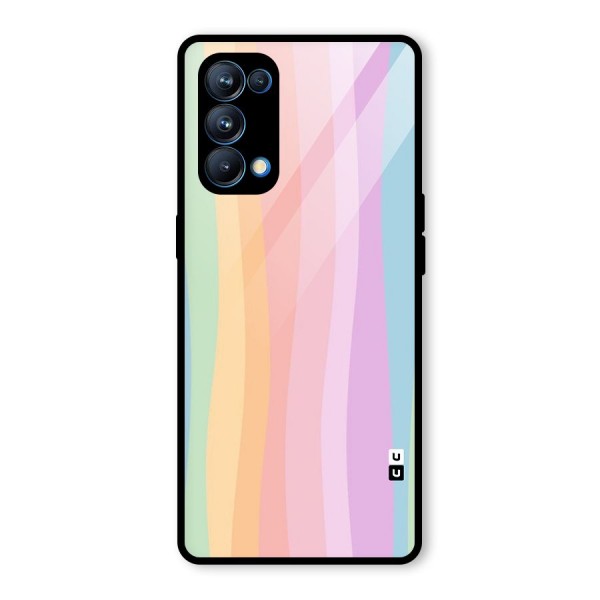 Pastel Curves Glass Back Case for Oppo Reno5 Pro 5G