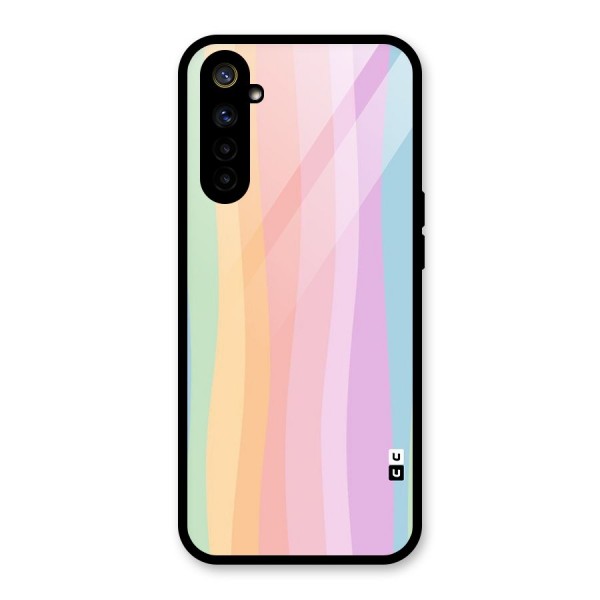 Pastel Curves Glass Back Case for Realme 6