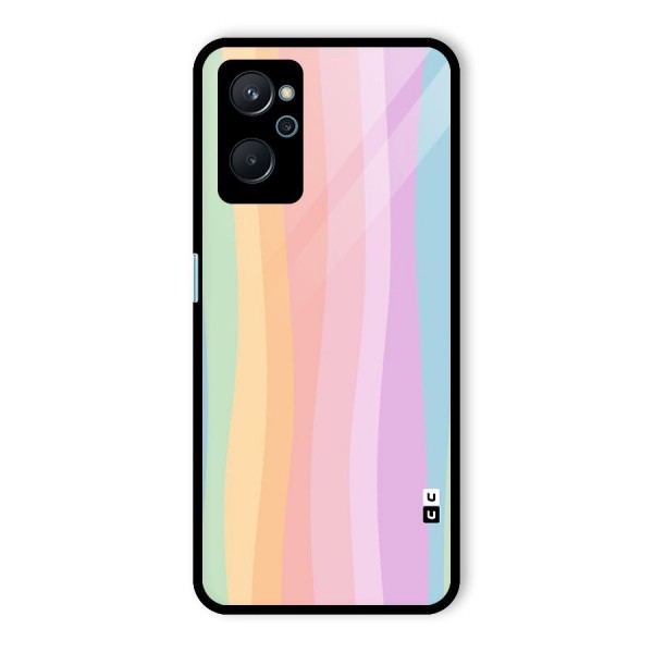 Pastel Curves Glass Back Case for Realme 9i