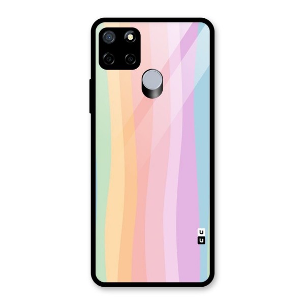 Pastel Curves Glass Back Case for Realme C15