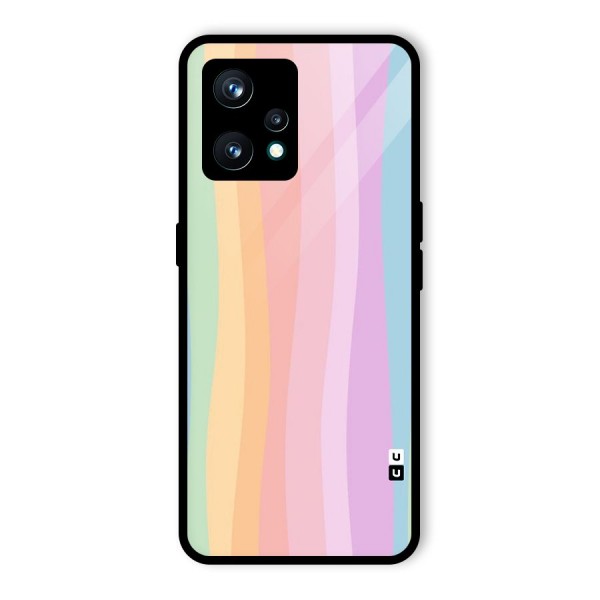 Pastel Curves Glass Back Case for Realme Narzo 50 Pro