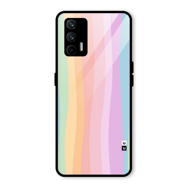 Pastel Curves Glass Back Case for Realme X7 Max