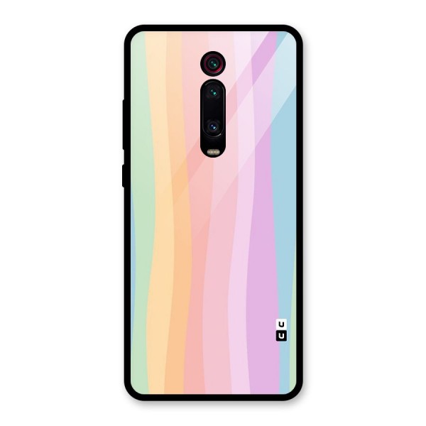 Pastel Curves Glass Back Case for Redmi K20 Pro