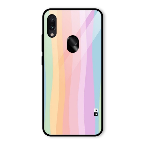 Pastel Curves Glass Back Case for Redmi Note 7