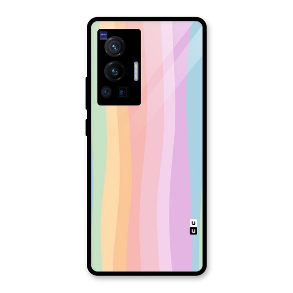 Pastel Curves Glass Back Case for Vivo X70 Pro