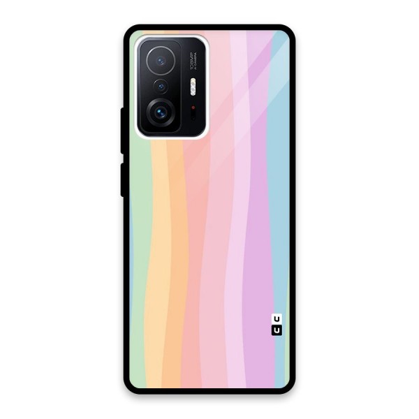 Pastel Curves Glass Back Case for Xiaomi 11T Pro