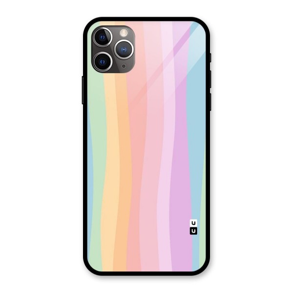 Pastel Curves Glass Back Case for iPhone 11 Pro Max