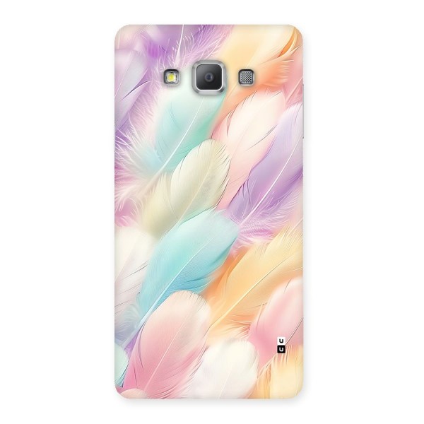 Pastel Feather Back Case for Galaxy A7