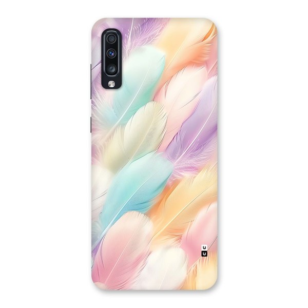 Pastel Feather Back Case for Galaxy A70s