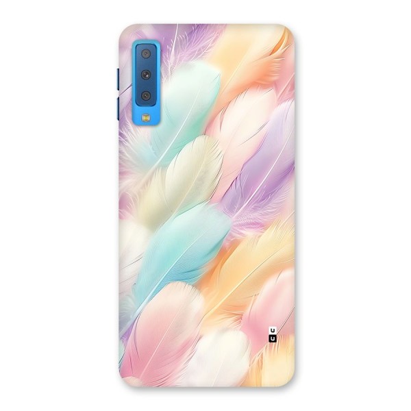 Pastel Feather Back Case for Galaxy A7 (2018)