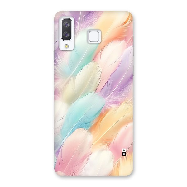 Pastel Feather Back Case for Galaxy A8 Star