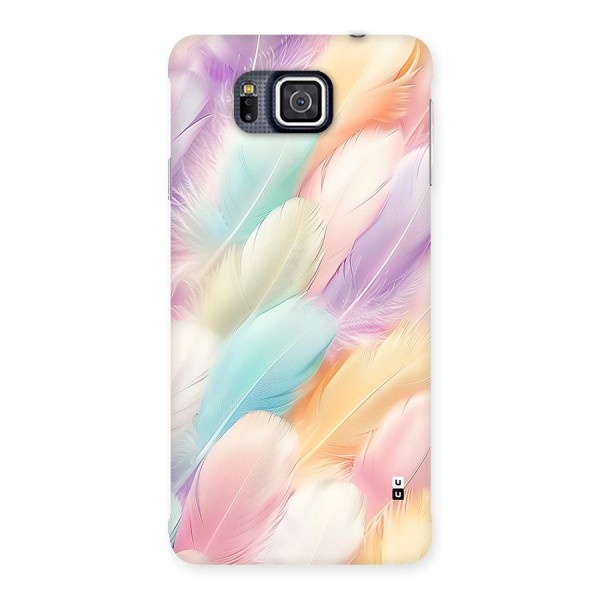 Pastel Feather Back Case for Galaxy Alpha