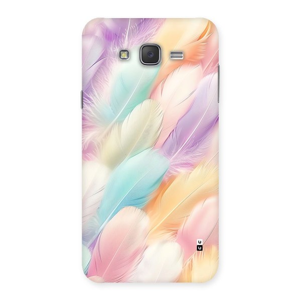 Pastel Feather Back Case for Galaxy J7