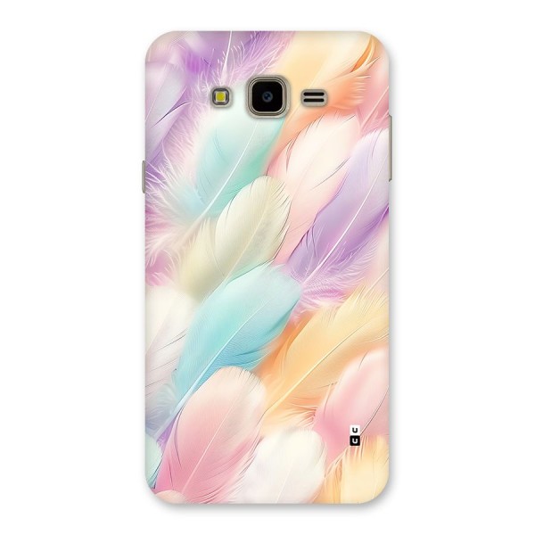 Pastel Feather Back Case for Galaxy J7 Nxt