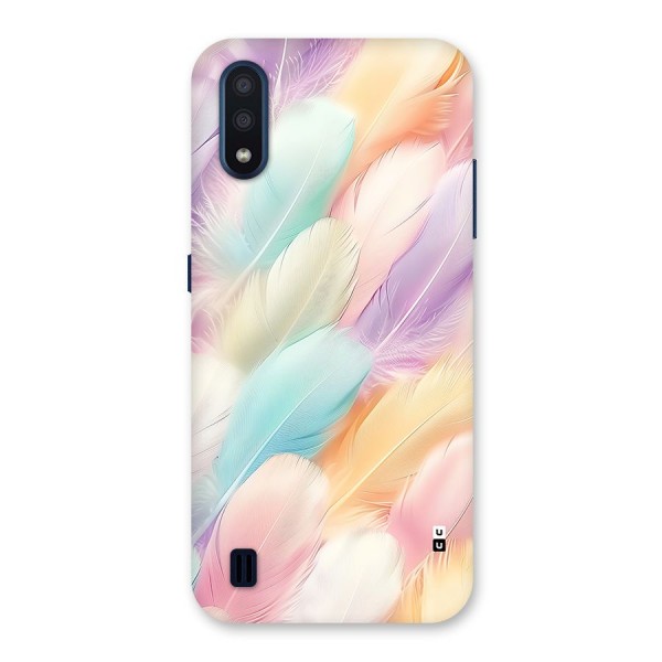 Pastel Feather Back Case for Galaxy M01