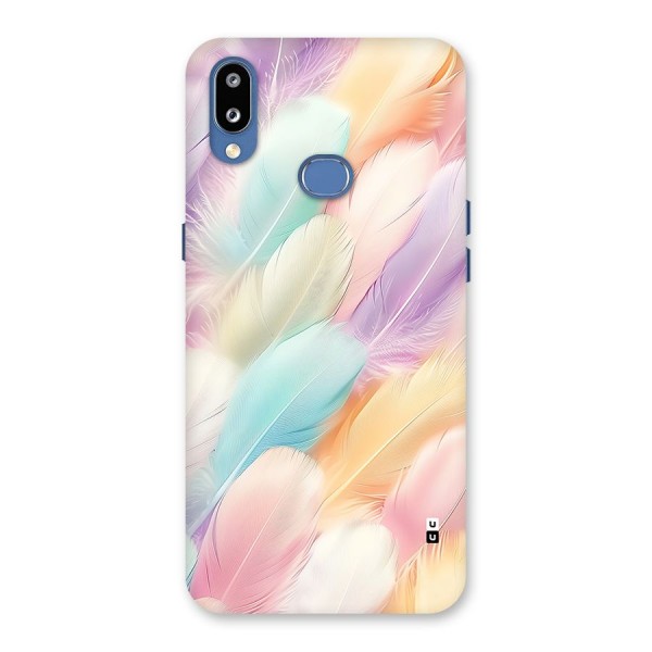 Pastel Feather Back Case for Galaxy M01s