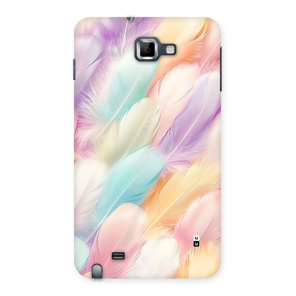 Pastel Feather Back Case for Galaxy Note