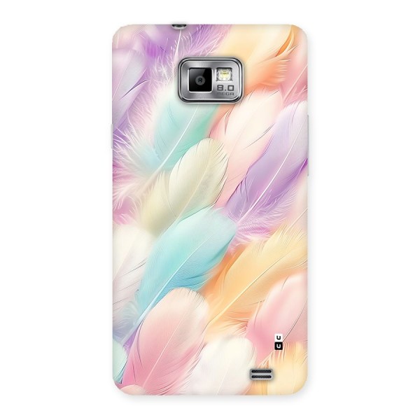 Pastel Feather Back Case for Galaxy S2