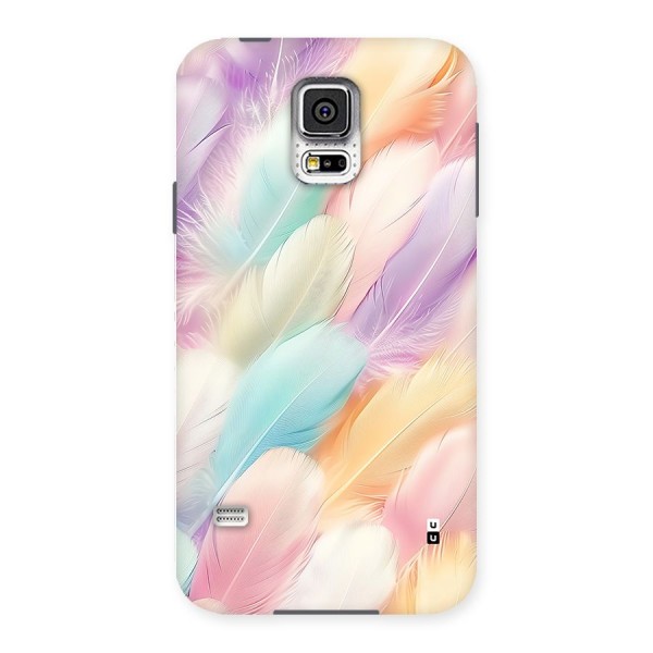 Pastel Feather Back Case for Galaxy S5