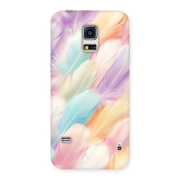 Pastel Feather Back Case for Galaxy S5 Mini