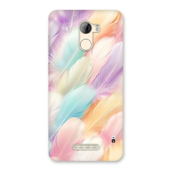 Pastel Feather Back Case for Gionee A1 LIte