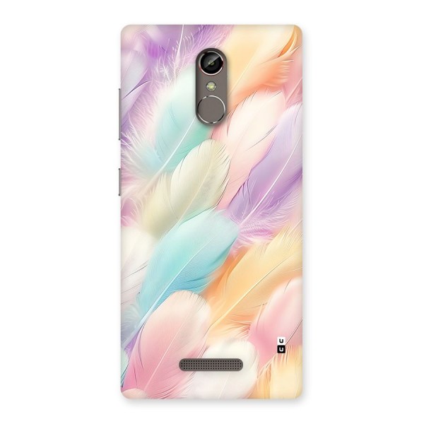 Pastel Feather Back Case for Gionee S6s