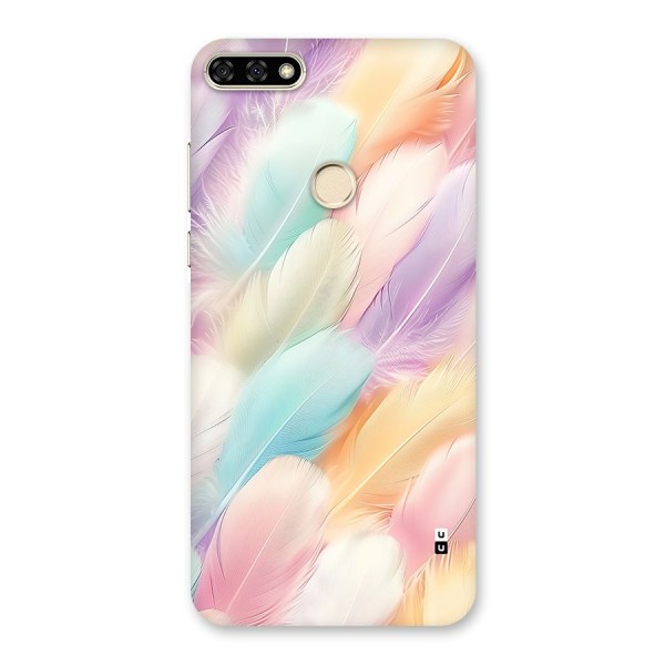 Pastel Feather Back Case for Honor 7A