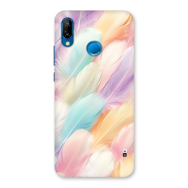 Pastel Feather Back Case for Huawei P20 Lite