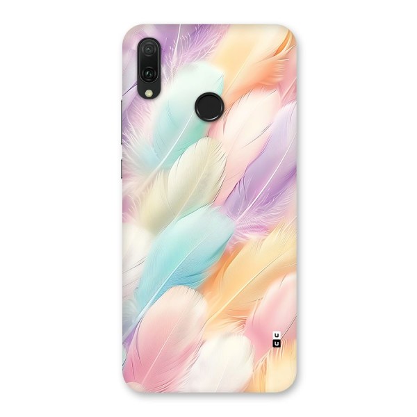 Pastel Feather Back Case for Huawei Y9 (2019)