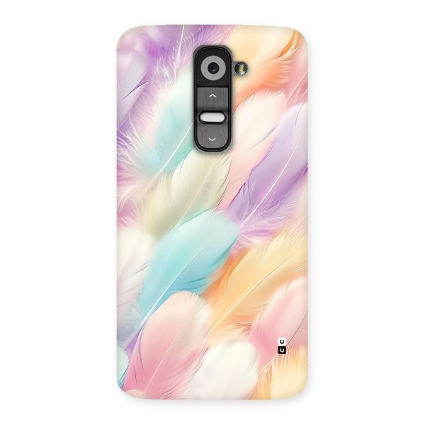 Pastel Feather Back Case for LG G2