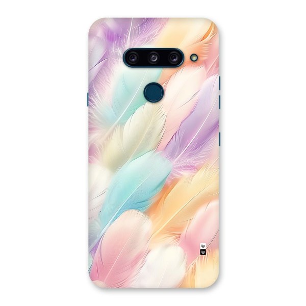 Pastel Feather Back Case for LG  V40 ThinQ