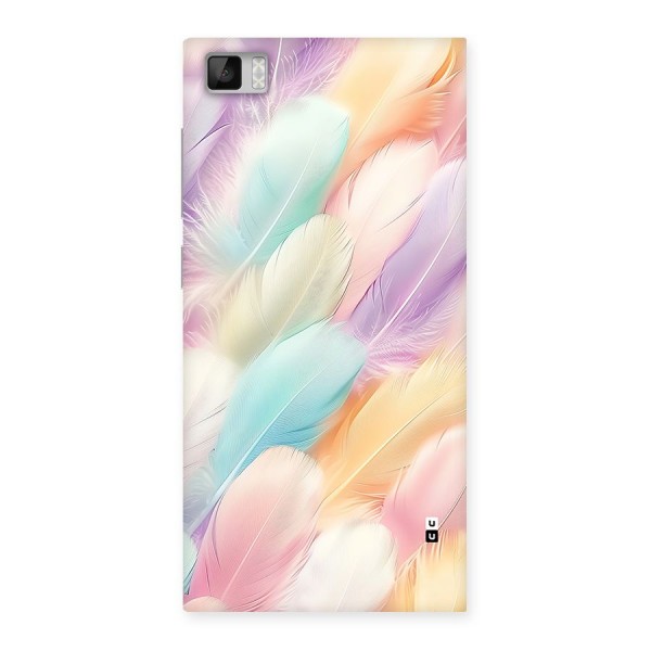 Pastel Feather Back Case for Mi3