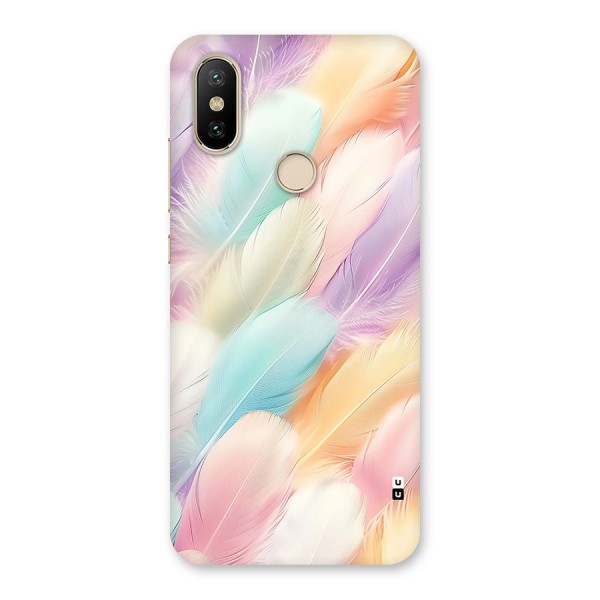 Pastel Feather Back Case for Mi A2