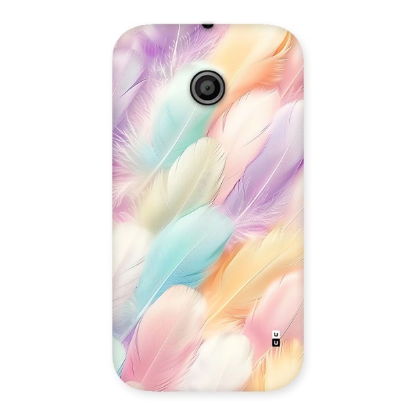 Pastel Feather Back Case for Moto E