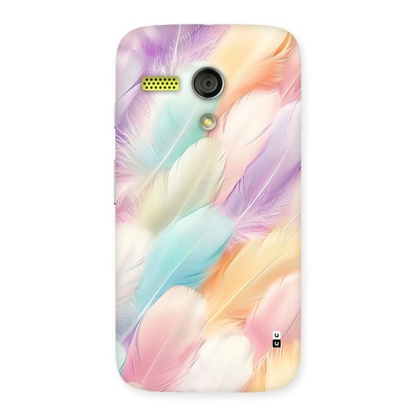 Pastel Feather Back Case for Moto G